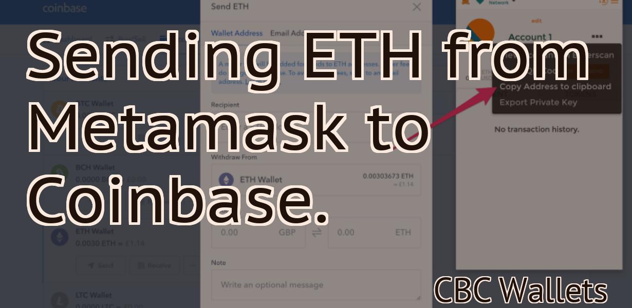 Sending ETH from Metamask to Coinbase.