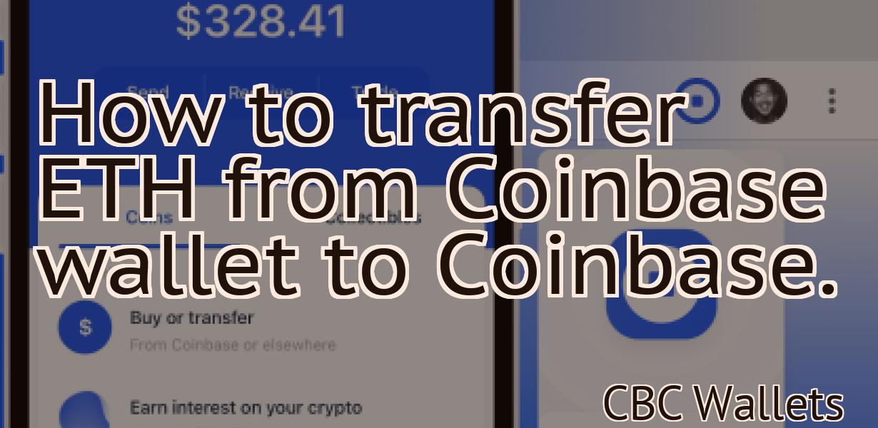How to transfer ETH from Coinbase wallet to Coinbase.