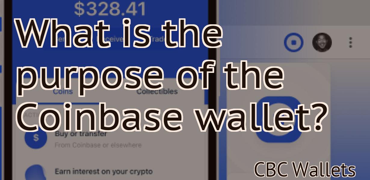 What is the purpose of the Coinbase wallet?