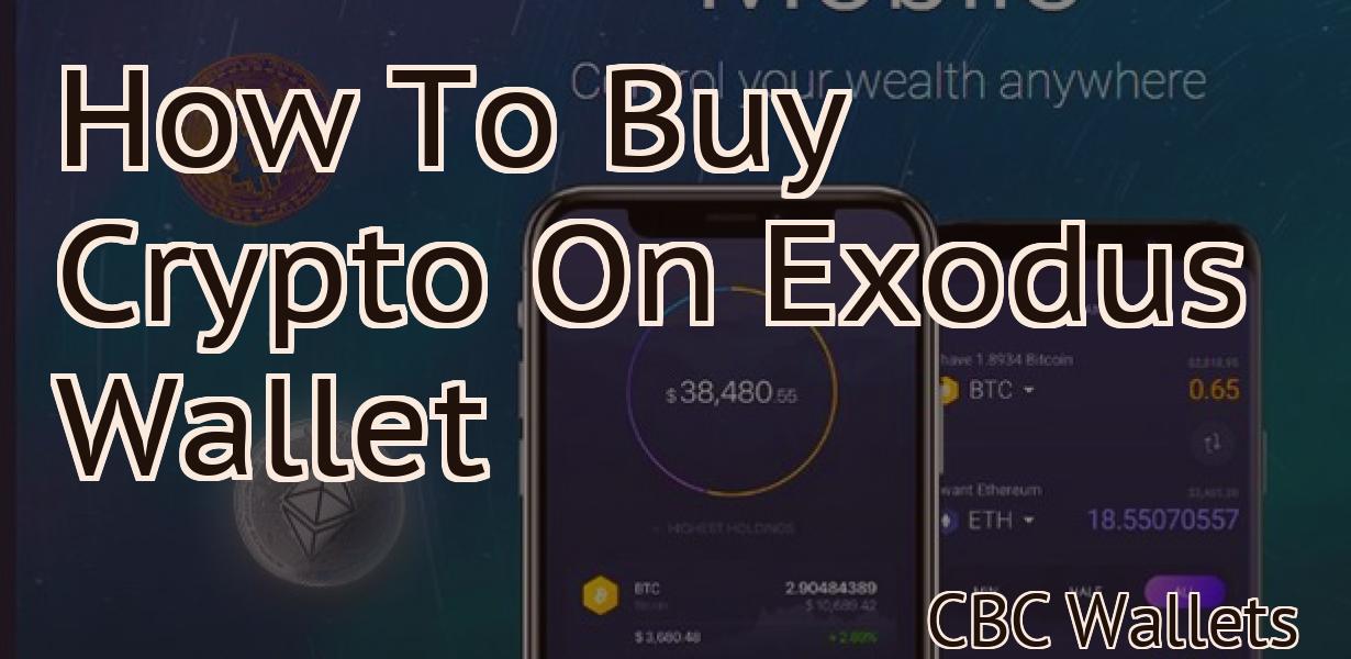 How To Buy Crypto On Exodus Wallet