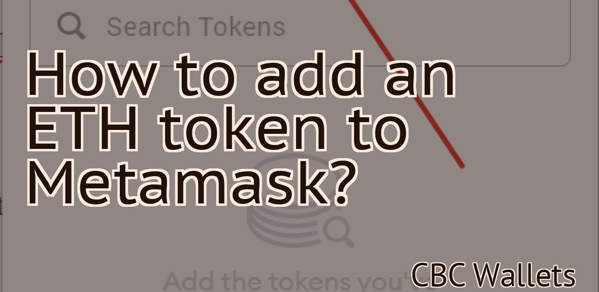 How to add an ETH token to Metamask?