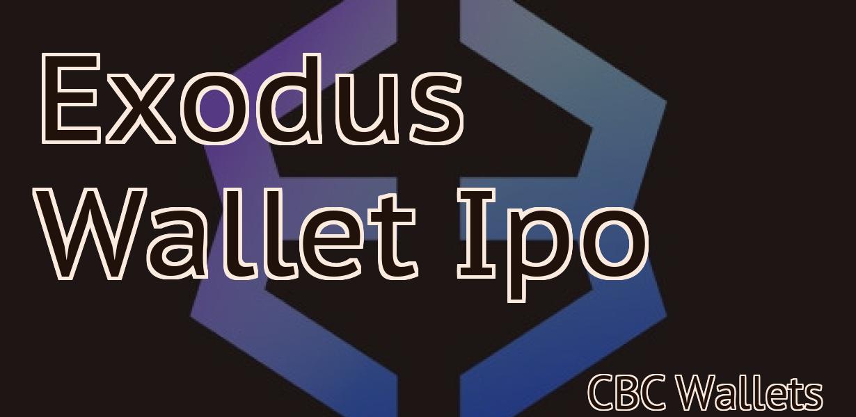 Exodus Wallet Ipo