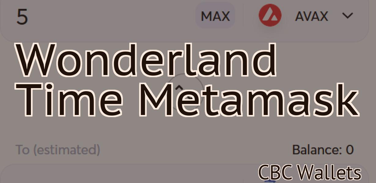Wonderland Time Metamask