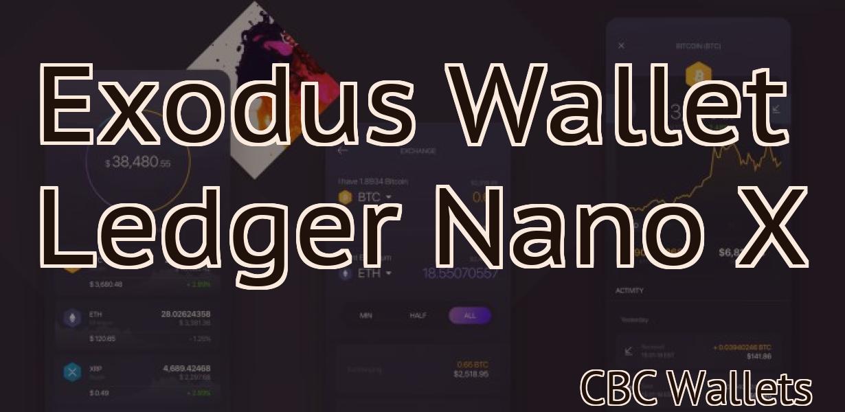 Exodus Wallet Ledger Nano X