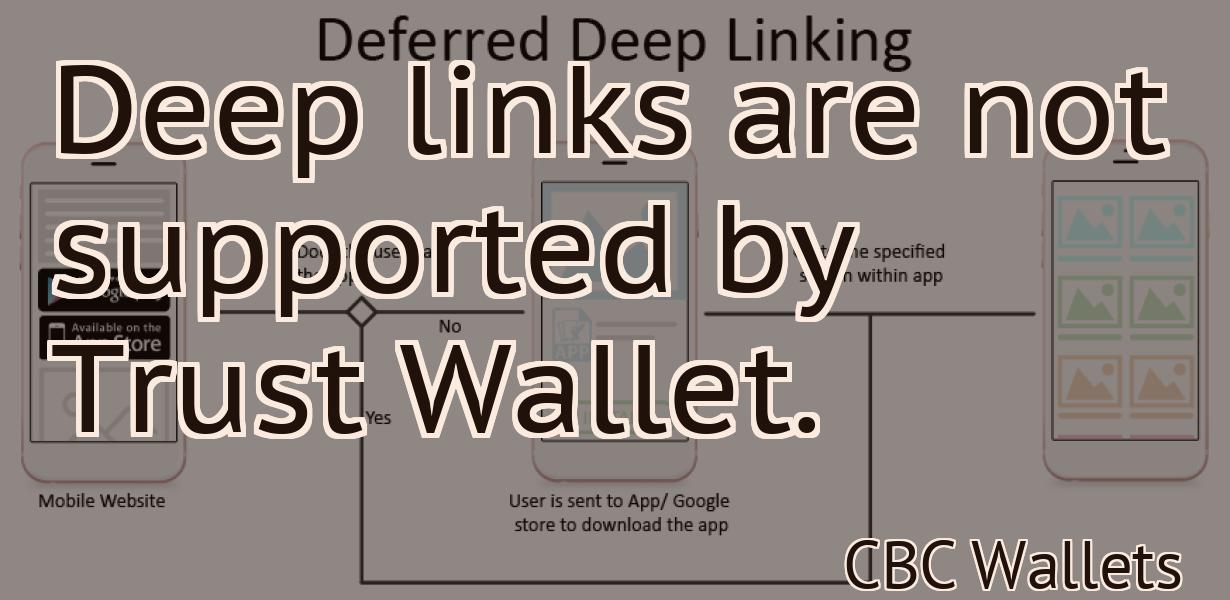 Deep links are not supported by Trust Wallet.