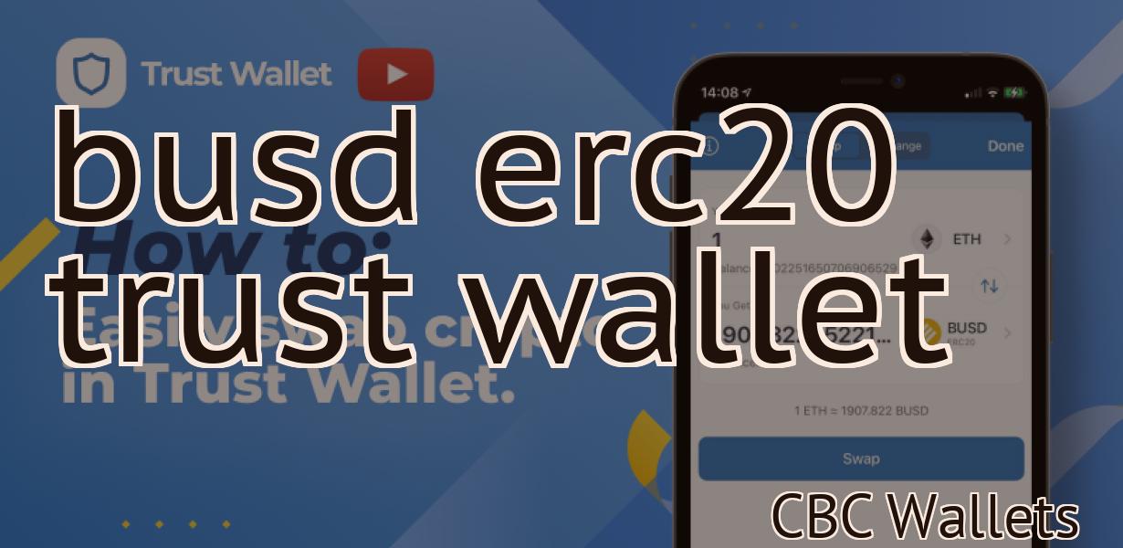 busd erc20 trust wallet