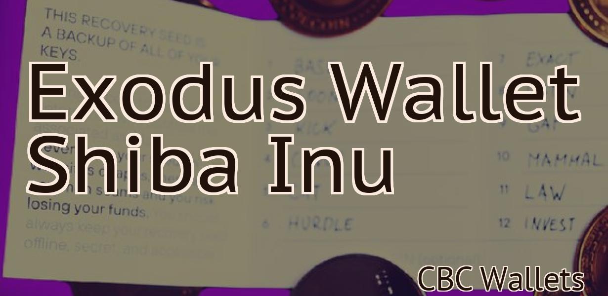Exodus Wallet Shiba Inu