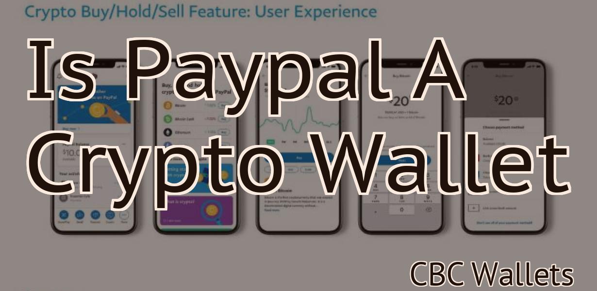 Is Paypal A Crypto Wallet