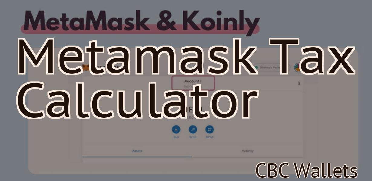 Metamask Tax Calculator
