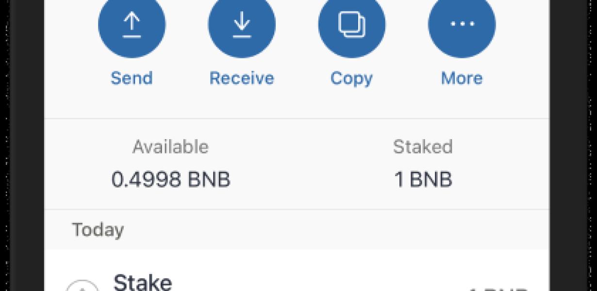 Purchasing BNB on Trust Wallet