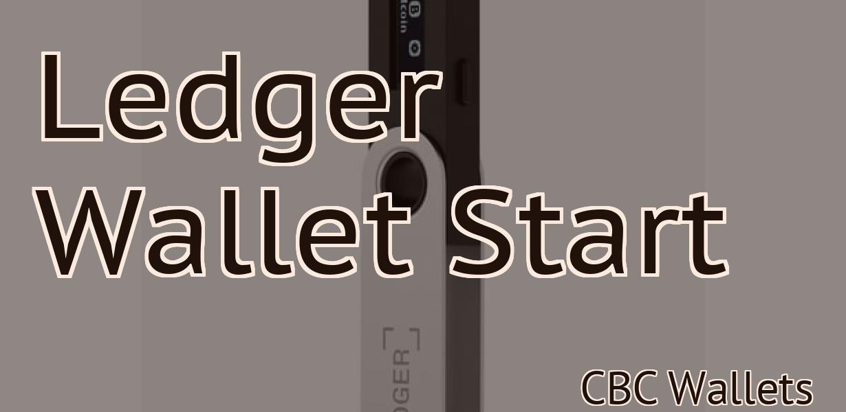 Ledger Wallet Start