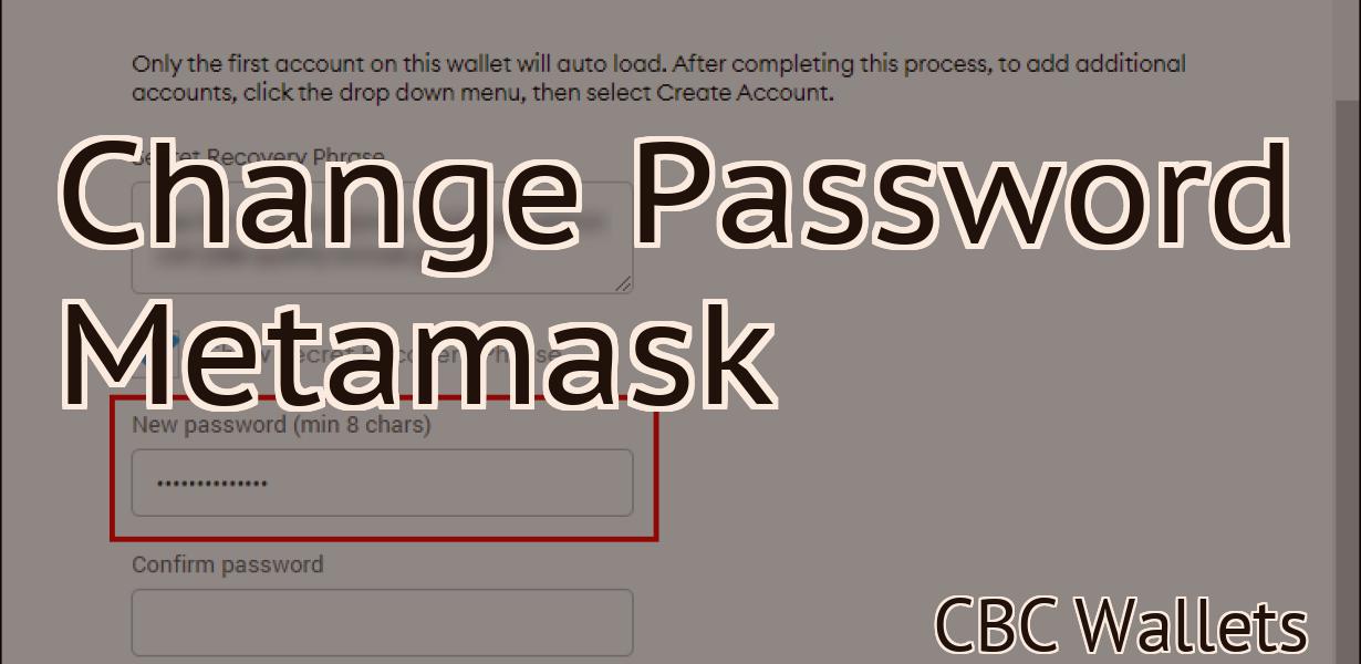 Change Password Metamask