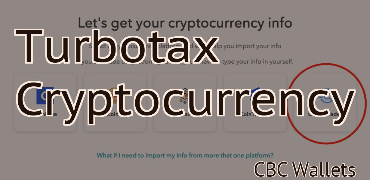 Turbotax Cryptocurrency