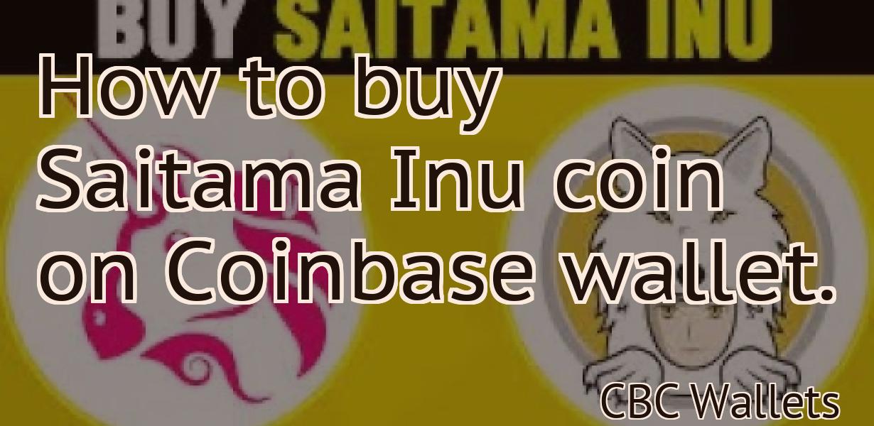 How to buy Saitama Inu coin on Coinbase wallet.