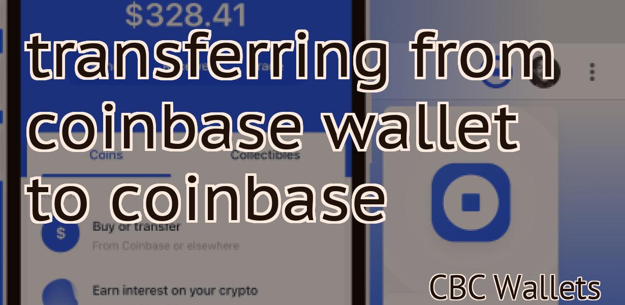 transferring from coinbase wallet to coinbase