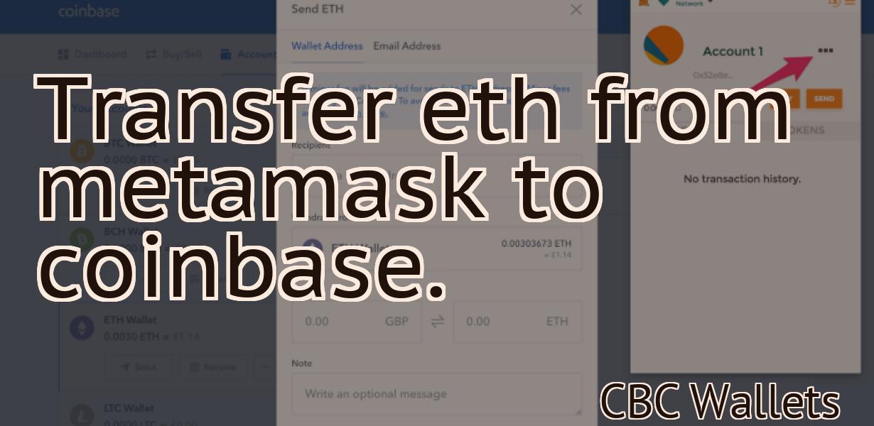 Transfer eth from metamask to coinbase.