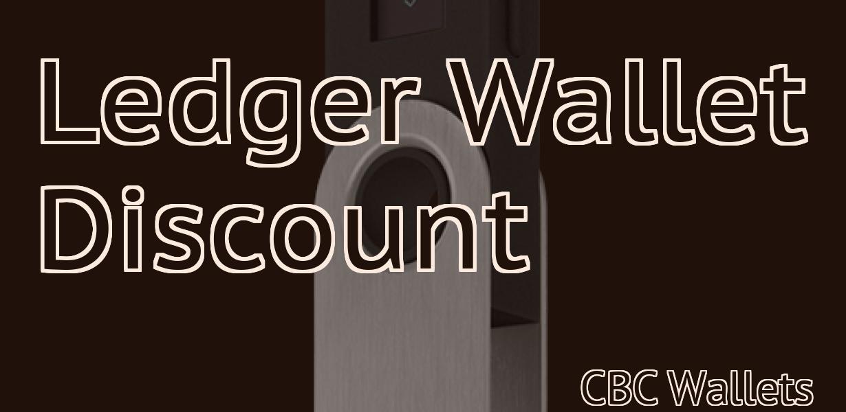 Ledger Wallet Discount