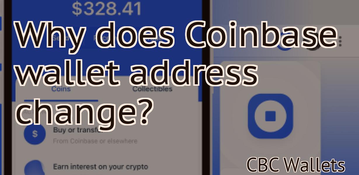 Why does Coinbase wallet address change?