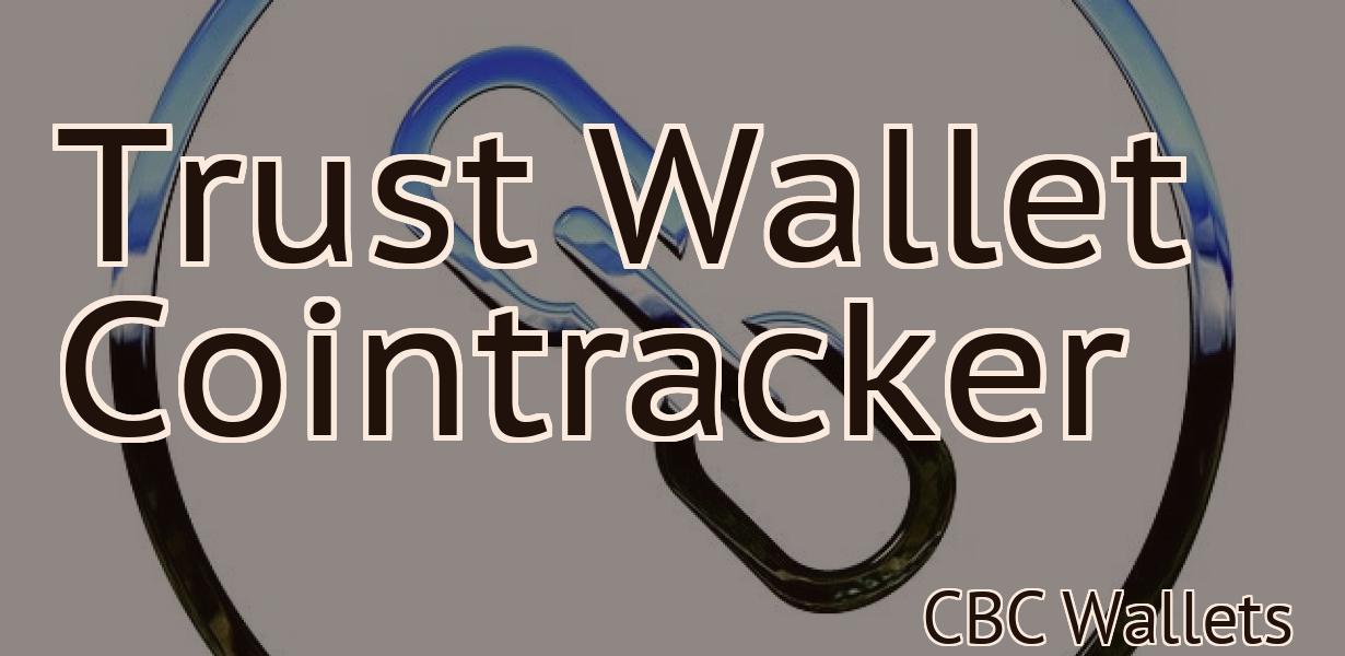 Trust Wallet Cointracker