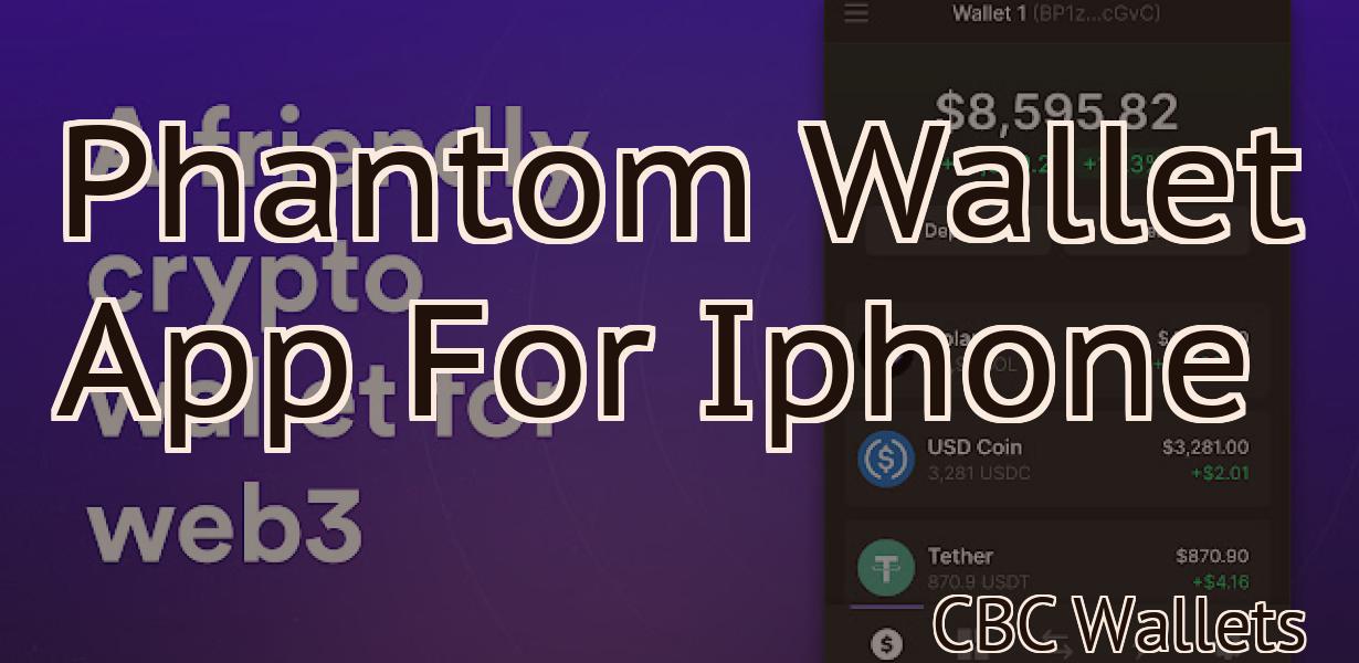 Phantom Wallet App For Iphone