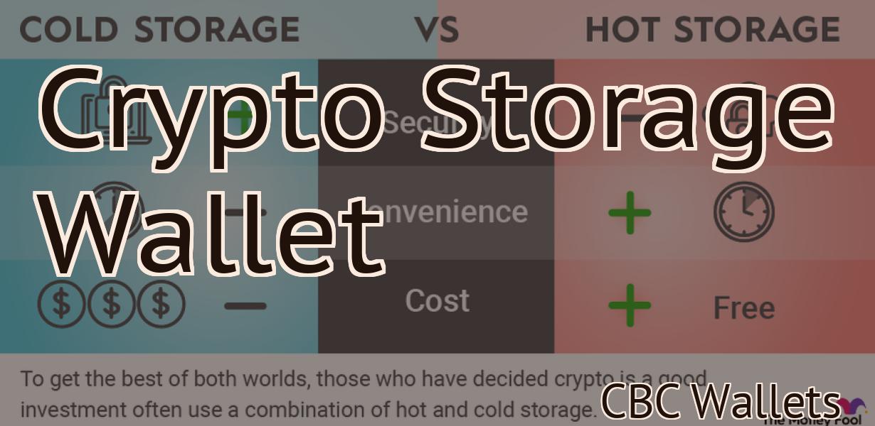 Crypto Storage Wallet