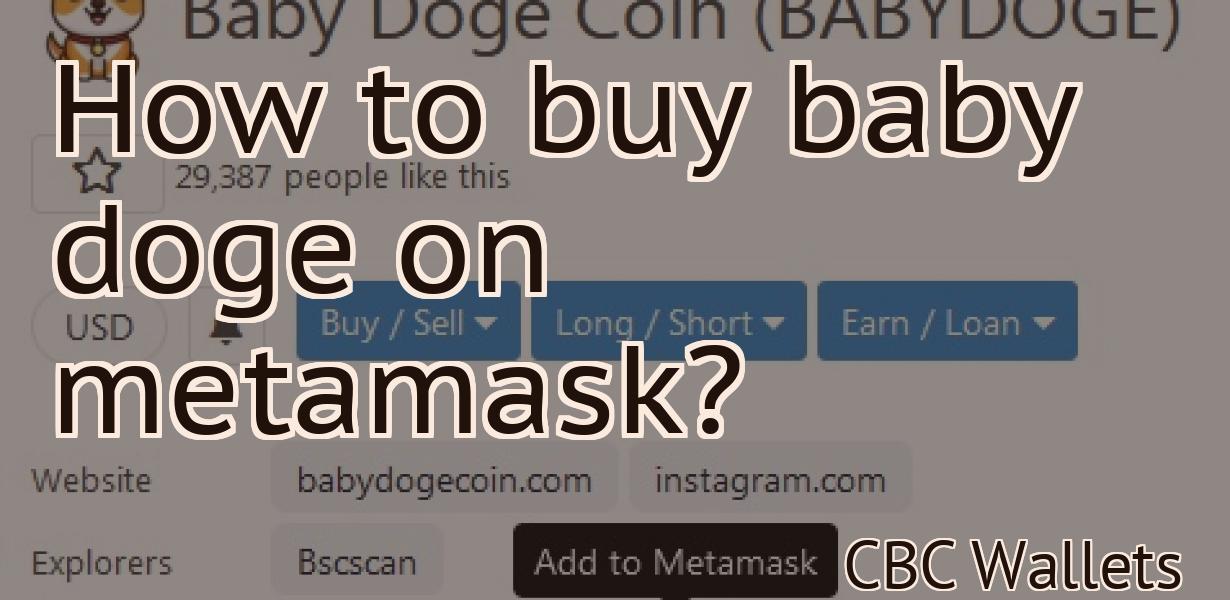 How to buy baby doge on metamask?
