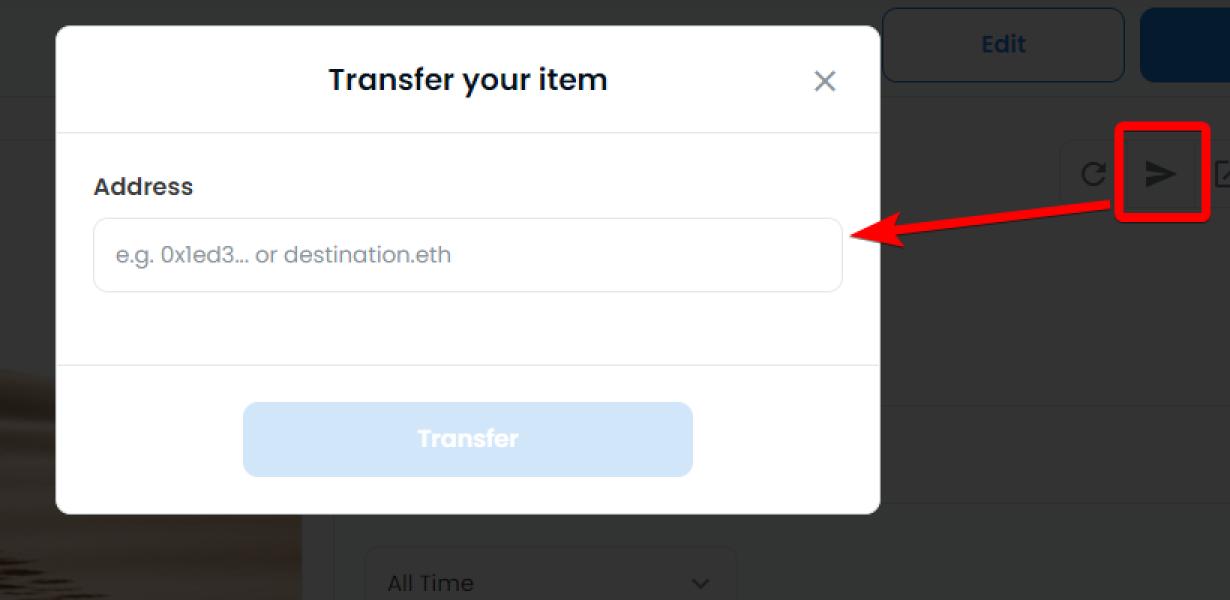 Migrating an NFT from Coinbase