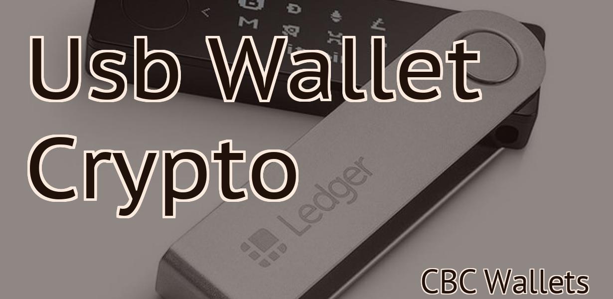 Usb Wallet Crypto