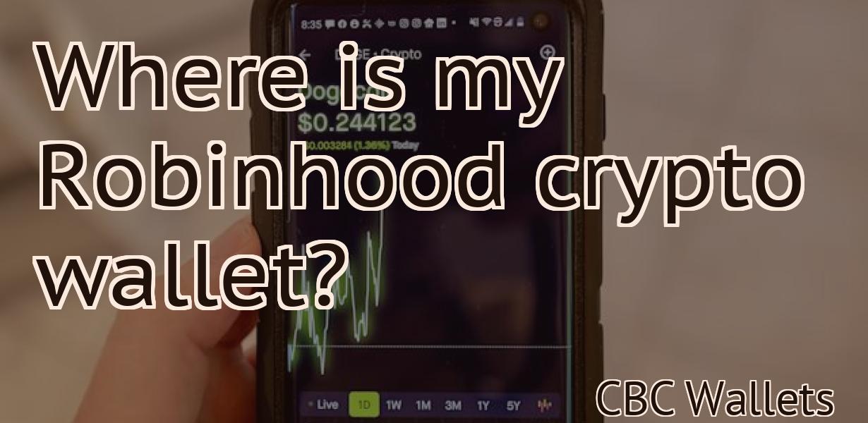 Where is my Robinhood crypto wallet?