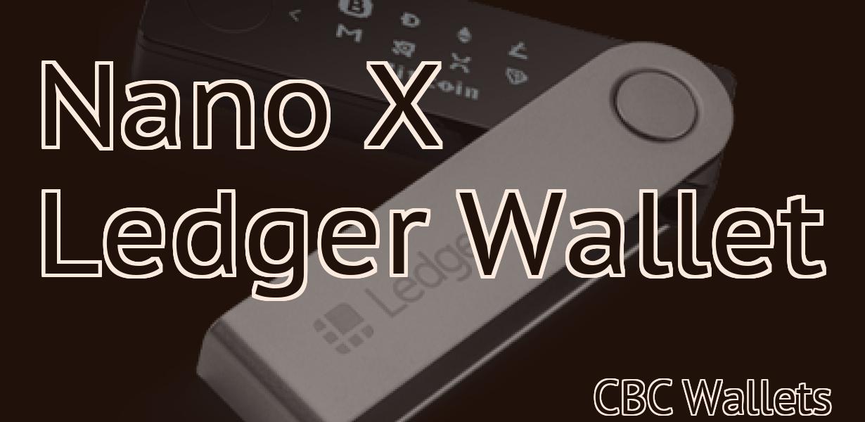 Nano X Ledger Wallet