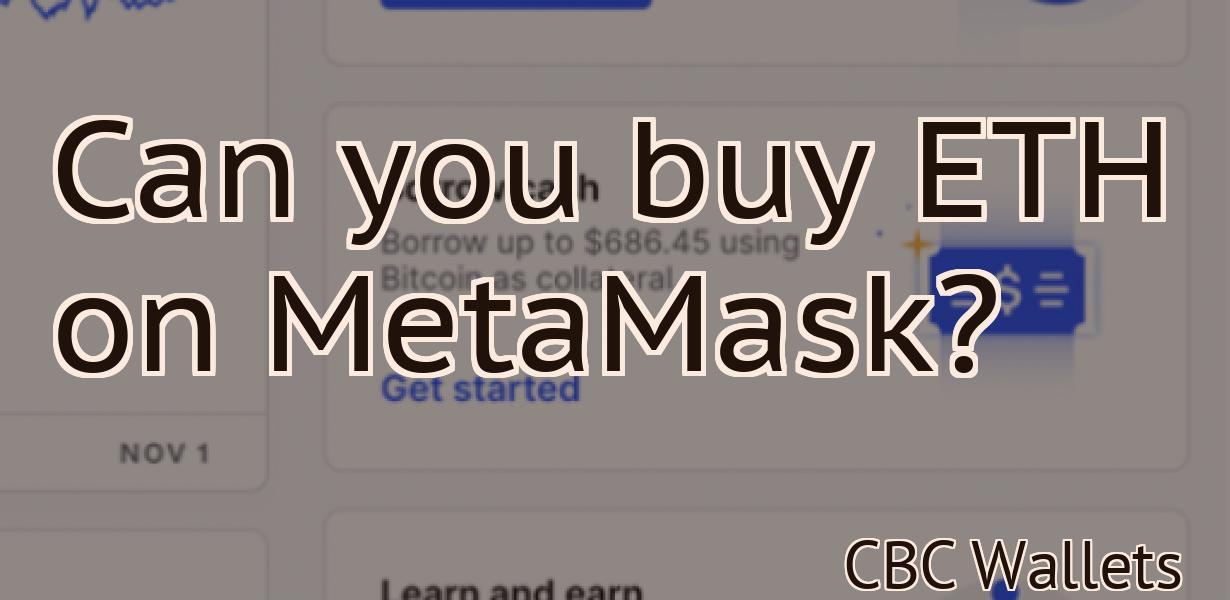 Can you buy ETH on MetaMask?