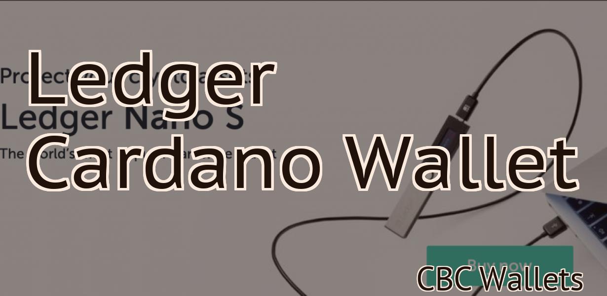 Ledger Cardano Wallet