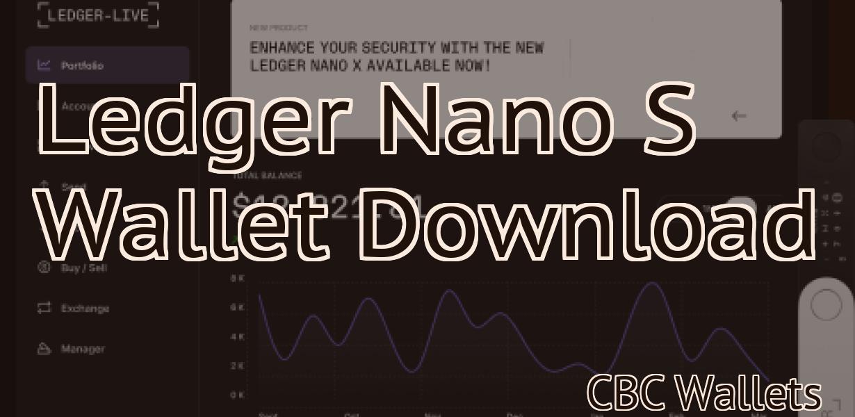 Ledger Nano S Wallet Download