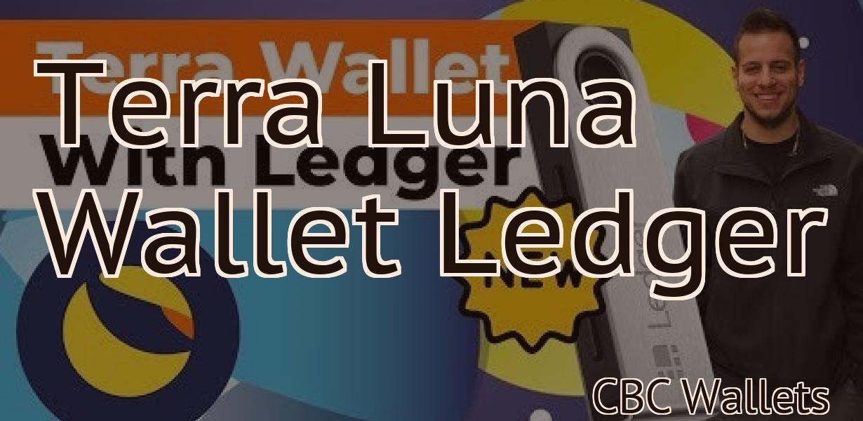 Terra Luna Wallet Ledger