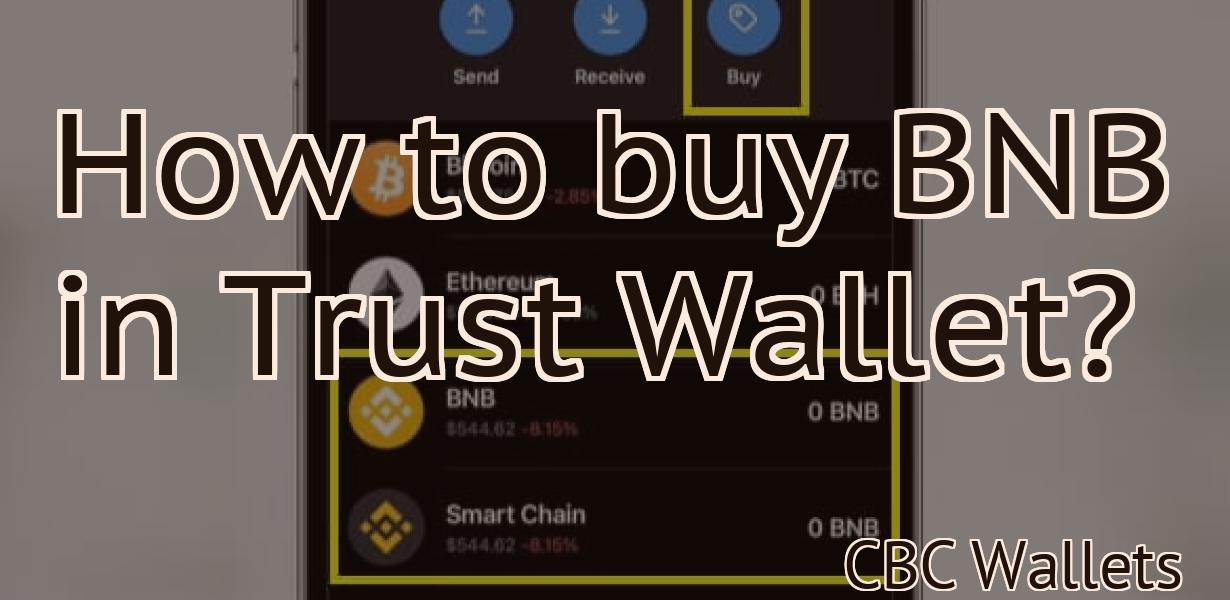How to buy BNB in Trust Wallet?