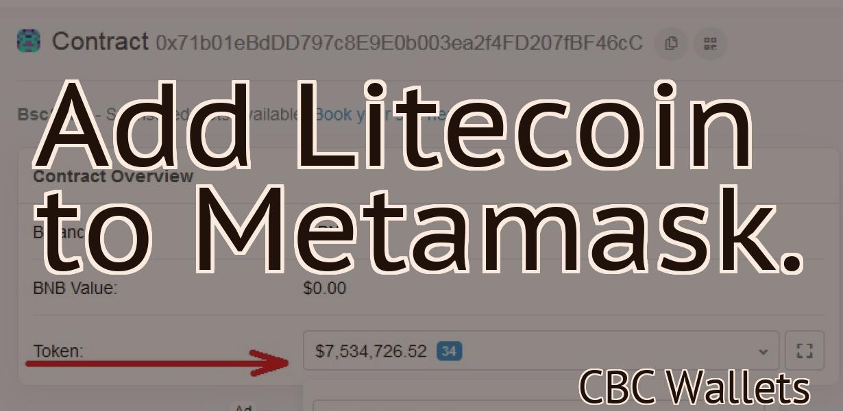 Add Litecoin to Metamask.