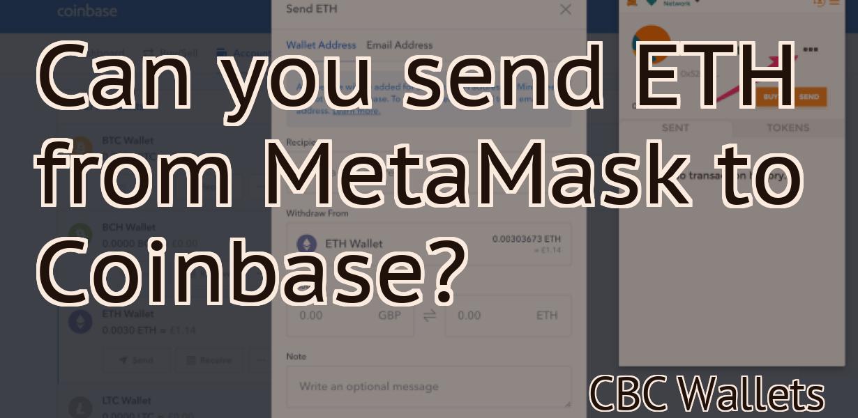 Can you send ETH from MetaMask to Coinbase?