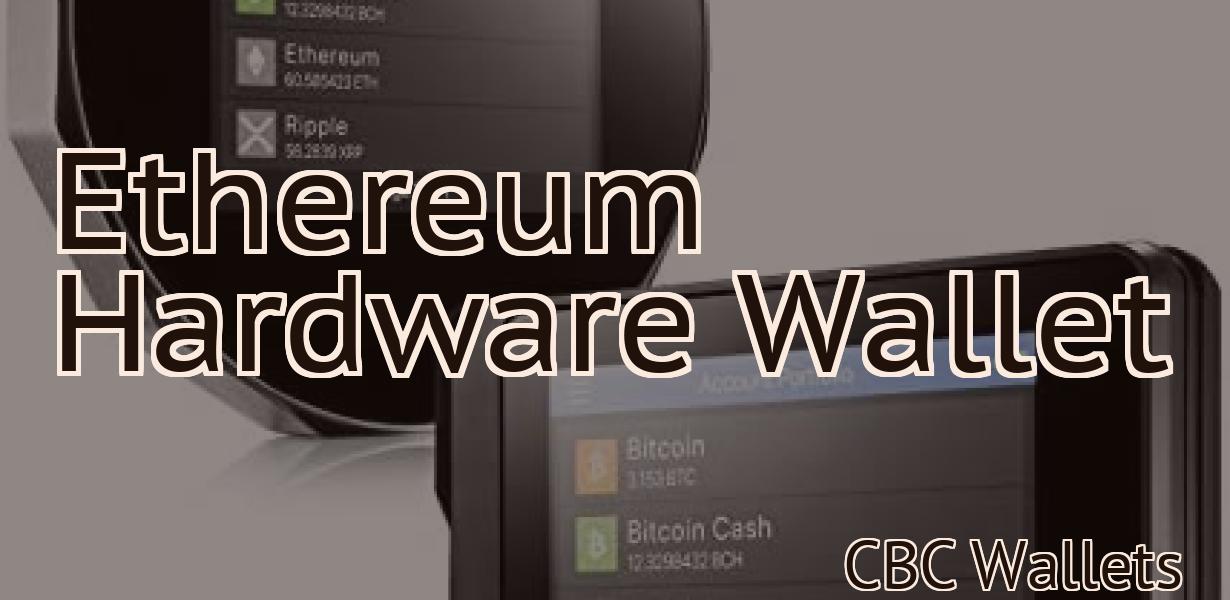 Ethereum Hardware Wallet