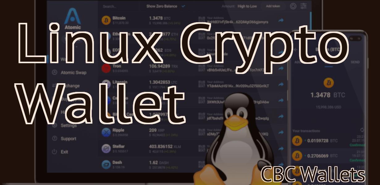 Linux Crypto Wallet