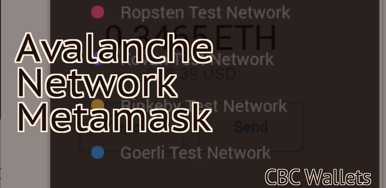 Avalanche Network Metamask
