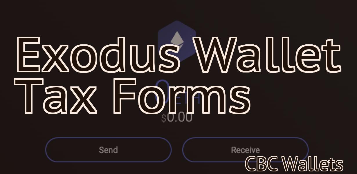 Exodus Wallet Tax Forms