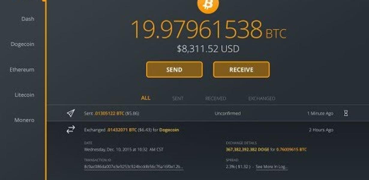 exodus bitcoin wallet: the bes