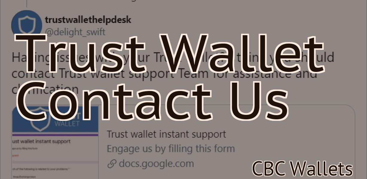 Trust Wallet Contact Us