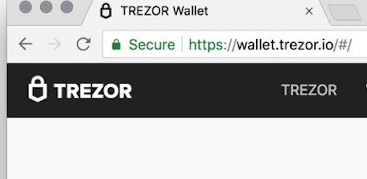 The Trezor Bitcoin Wallet: An 