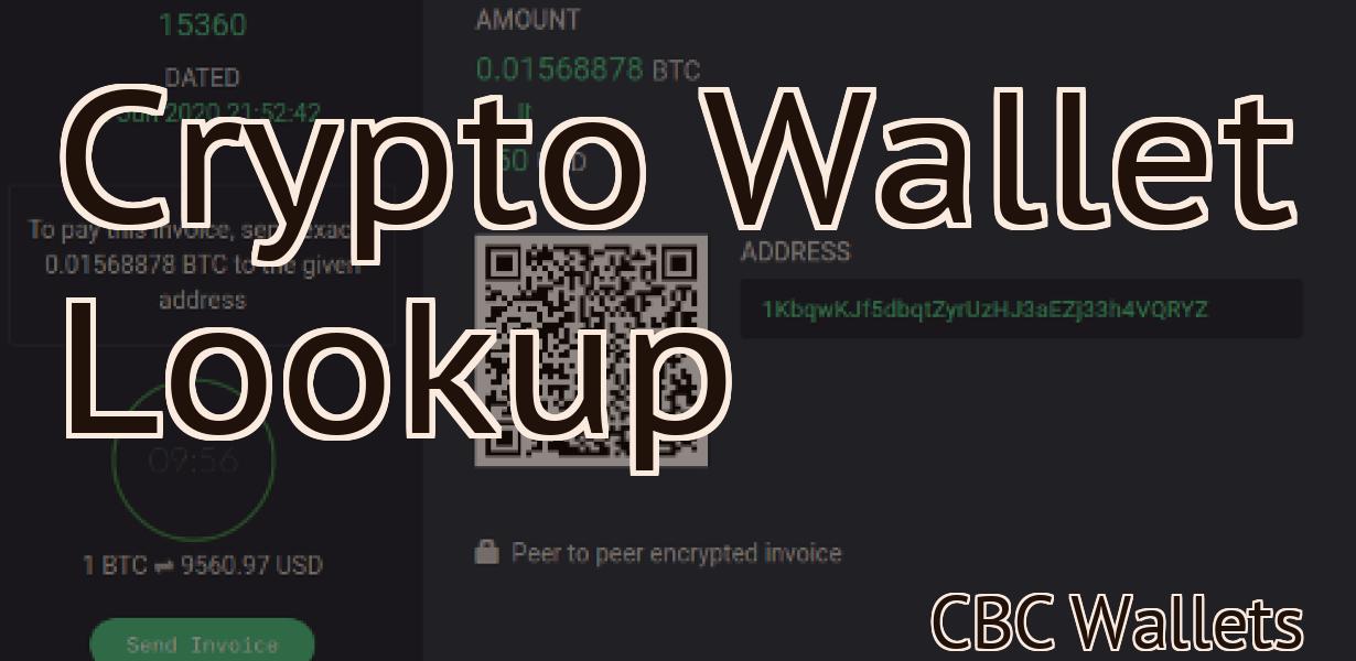 Crypto Wallet Lookup