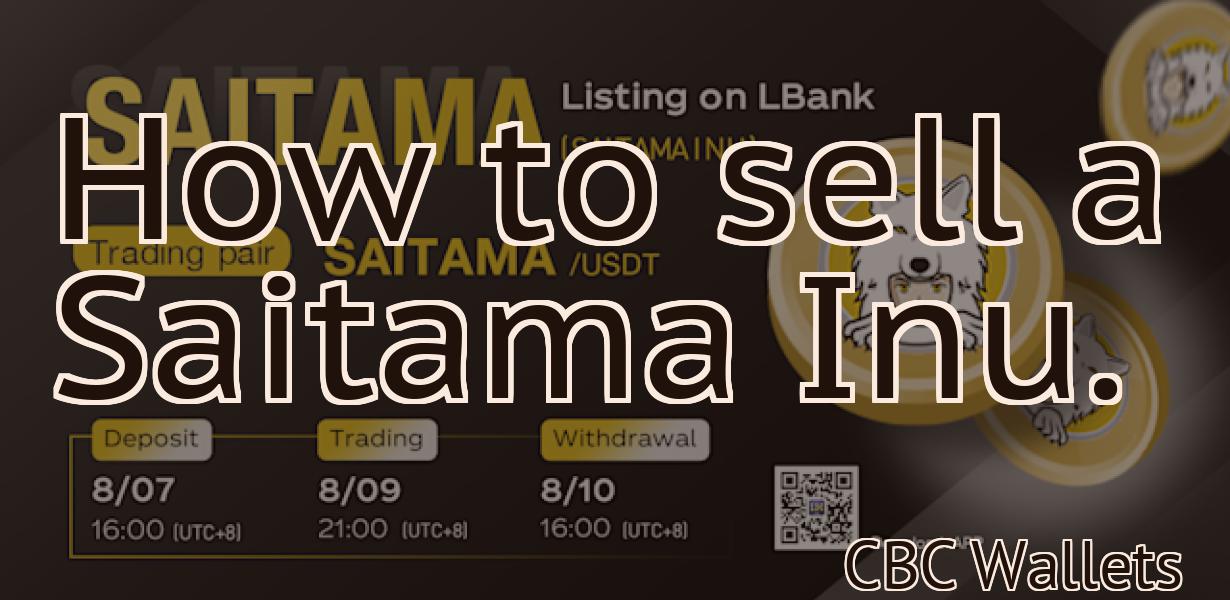 How to sell a Saitama Inu.