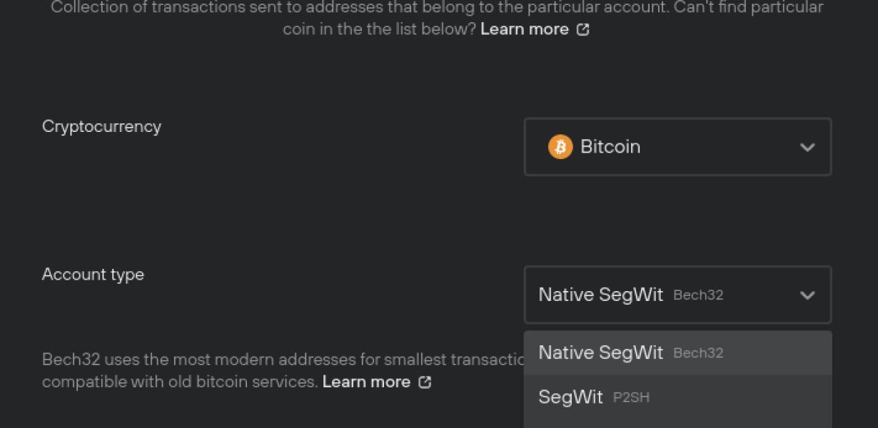 How to Use Trezor's Segwit Acc