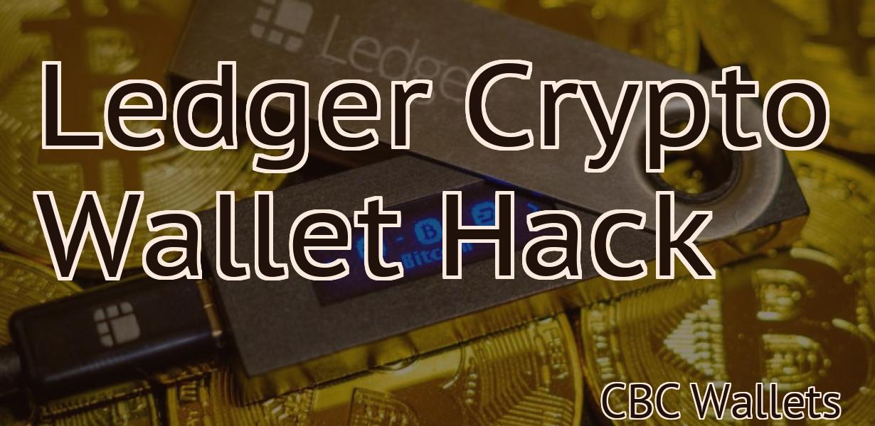 Ledger Crypto Wallet Hack
