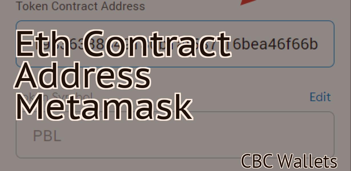 Eth Contract Address Metamask