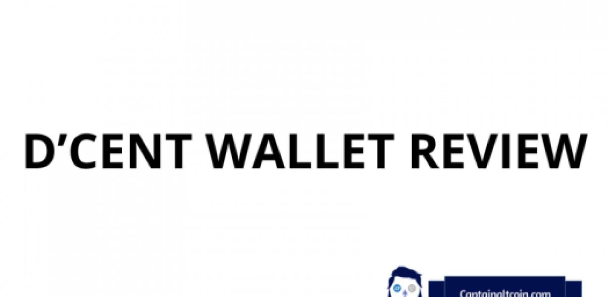 d'cent wallet: A closer look a